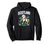 Scotland Outfit for Women Men Scottish Unicorn Flag Thistle Sweat à Capuche
