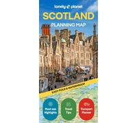 Lonely Planet – Scotland Planning Map – Anglais – 2e édition