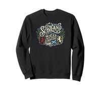 Scotland The Auld Country Imprimé Vieilli Sweatshirt