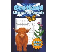 Scotland Wordsearch: 490+ words bold and easy to read | fun Scottish, history and wildlife themed word searches on each page | 6x9 inches | for all ages.