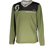 Scott 350 Dirt Maillot de Motocross pour enfants, olive, Taille S