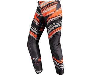 Scott 350 Noise Pantalon de motocross pour enfants, noir/orange, Taille 22