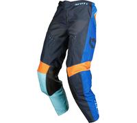 Scott 350 Race Evo 2023 Pantalon de motocross, bleu-orange, taille 28 pour homme
