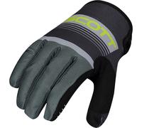 Scott 350 Race Gants de Motocross, gris-jaune, taille M pour homme