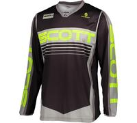 Scott 350 Race Maillot motocross, gris-jaune, taille 2XL pour homme