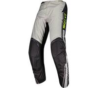 Scott 350 Race Pantalon de motocross pour enfants, gris-jaune, taille XL pour des gamins