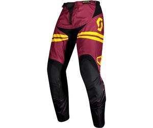 Scott 350 S20 Race, pantalon séquestre textile 28 Rouge Foncé/Jaune Rouge Foncé/Jaune