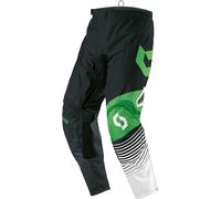 Scott 350 Track, pantalon en textile pour enfants 24 Noir/Blanc Noir/Blanc