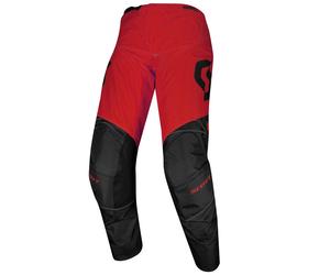 Scott 350 Track Regular Pantalon Motocross, noir/rouge, Taille 32