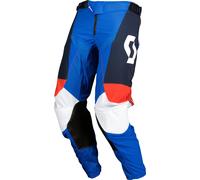 Scott 450 Angled 1105 S23, pantalon en textile 38 Bleu/Rouge Bleu/Rouge