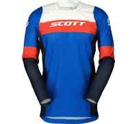 Scott 450 Angled Light 2023 Maillot de motocross, rouge-bleu, taille M pour homme