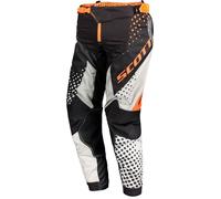 Scott 450 Angled Pantalon de motocross, noir-orange, taille 28 pour homme