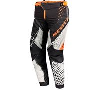 Scott 450 Angled Pantalon de motocross, Orange/Noir, Taille 28