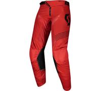 Scott 450 Angled Pantalon Motocross, Rouge/Noir, Taille 36