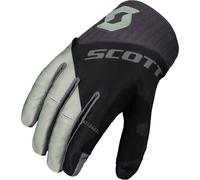 Scott 450 Angled Regular Gants Motocross, noir-gris, taille M pour homme