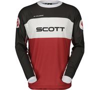 Scott 450 X-Plore Swap Maillot de motocross, Rouge/Noir, Taille S