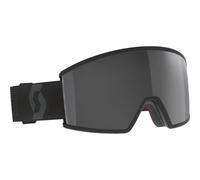 Scott - Masque de ski - Ambit Mineral Black AMP Black Chrome S3 en Silicone - Noir Noir
