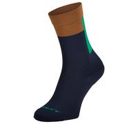 Scott - Block Stripe Crew - Chaussettes de cyclisme - EU 39-41 - M - dark blue / bread brown