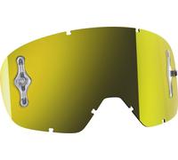 Scott Buzz MX Works Chrome Lentille de remplacement, jaune, Taille unique