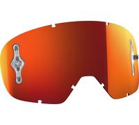 Scott Buzz MX Works Chrome Lentille de remplacement, orange, Taille unique