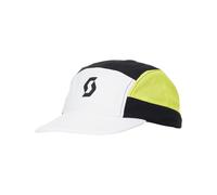 Scott - Casquette de trail/running - 5-Panel Cap Endurance Tech Black White - Blanc Blanc