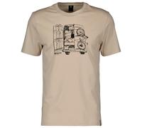 Scott Casual, t-shirt XXL Beige/Noir Beige/Noir