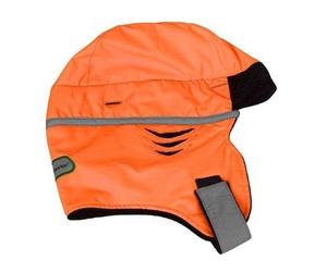 Scott Chapeau casque d'hiver Protection rigide Doublure Bleu marine Haute visibilité orange ou jaune - orange -