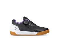 Scott - Chaussures de VTT pour pédale plate - Shoe W'S Mtb Volt Evo Flat Boa Black/White pour Femme - Taille 38 - Noir Noir 38