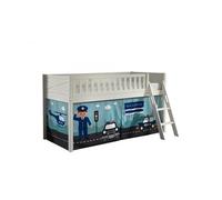 Scott Comprend Le Lit Mezzanine et Le Rideau Police
