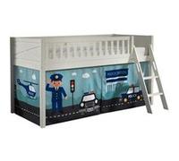 Scott Comprend Le Lit Mezzanine et Le Rideau Police Multicolore
