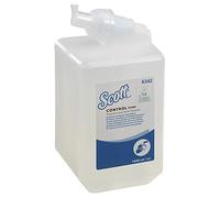 Scott® Control™ 6342 Mousse Lavante pour les Mains, Savon Mousse Transparent Sans Parfum pour Usage Fréquent, Écolabel Européen, 1 Recharge x 1 Litre