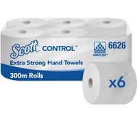 Scott CONTROL EXTRA STRONG Serviettes Rouleau / Blanc