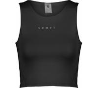 Scott - Crop top de trail running respirant - Endurance Crop Top W Black pour Femme - Taille S - Noir Noir S