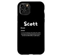 Scott Definition Nom personnalisé Costume personnalisé pour Scotts Coque pour iPhone 11 Pro