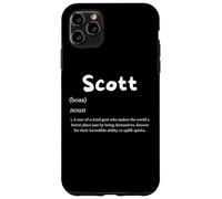 Scott Definition Nom personnalisé Costume personnalisé pour Scotts Coque pour iPhone 11 Pro Max