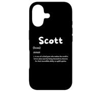 Scott Definition Nom personnalisé Costume personnalisé pour Scotts Coque pour iPhone 17