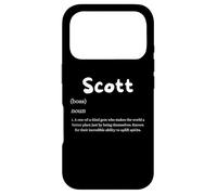 Scott Definition Nom personnalisé Costume personnalisé pour Scotts Coque pour iPhone 17 Pro