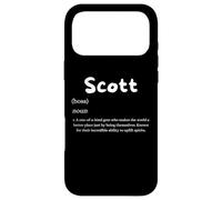 Scott Definition Nom personnalisé Costume personnalisé pour Scotts Coque pour iPhone 17 Pro Max