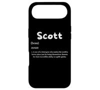 Scott Definition Nom personnalisé Costume personnalisé pour Scotts Coque pour iPhone Air