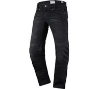 Scott Denim Stretch Jeans de moto de dames, noir, Taille 42