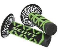Scott Diamond Plus Donut Grip Motocross, Vert/Noir, Taille unique