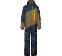 Scott DS Shell Dryo 2023 Costume de motoneige une pièce, Marron/bleu foncé, Taille M