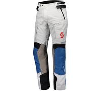 Scott Dualraid Dryo Pantalon textile de moto, gris-bleu, taille 4XL pour homme
