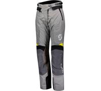 Scott Dualraid Dryo, pantalon textile imperméable pour femmes 44 Gris/Jaune Gris/Jaune