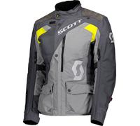 Scott Dualraid Dryo, veste textile imperméable pour femmes 44 Gris/Jaune Gris/Jaune