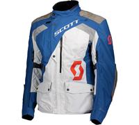 Scott Dualraid Dryo Veste textile de moto, gris-bleu, taille S pour homme