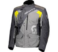 Scott Dualraid Dryo, veste textile imperméable XS Gris/Jaune Gris/Jaune