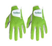 Scott Edward Lot de 2 gants de golf pour homme, coupe universelle, antidérapants, respirants, doux, lavables, portés à la main gauche, vert