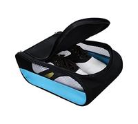 Scott Edward Sac à chaussures de golf portable avec fermeture éclair imperméable et respirant pour homme et femme, bleu, Sacs à chaussures de golf