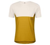 Scott - Endurance Tech SS - T-shirt homme Cotton White / Sundial Yellow - M
